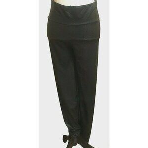 Womens Snake Skin Faux Leather Pants Size Large Black Pencil Leg